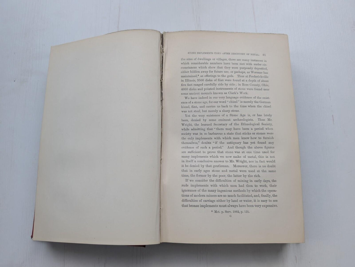 Pre-Historic Times by Sir John Lubbock - 5th Edition, 1890, Williams and Norgate