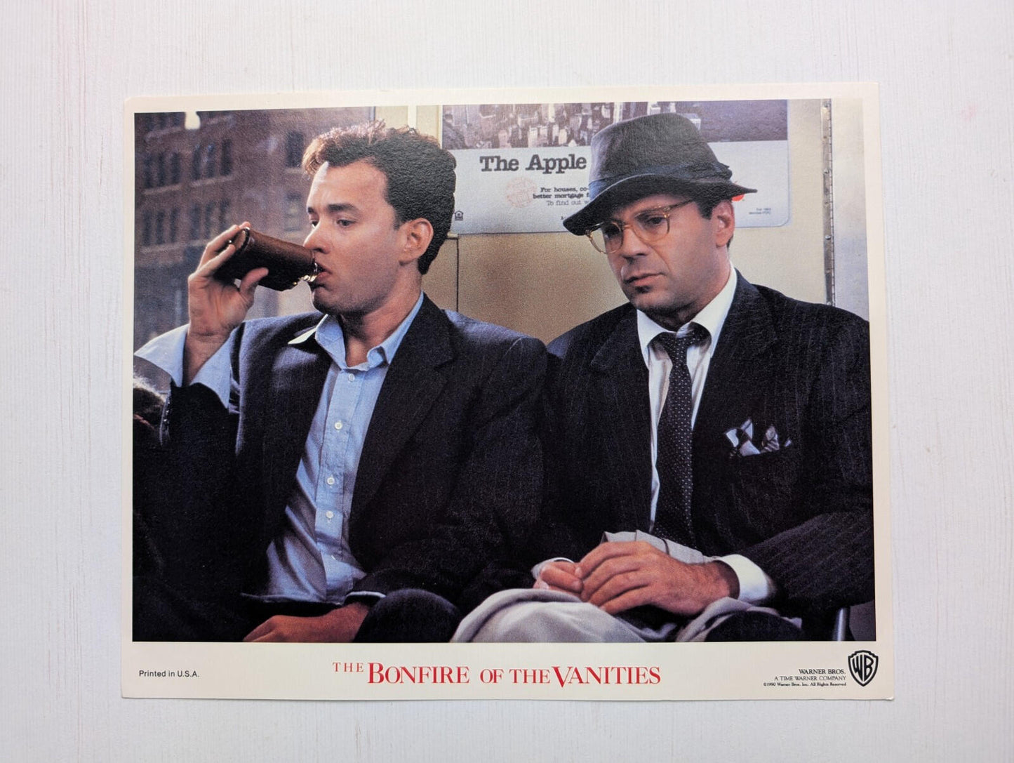 The Bonfire of The Vanities x7 Colour Lobby Cards - 1990 - Warner Bros