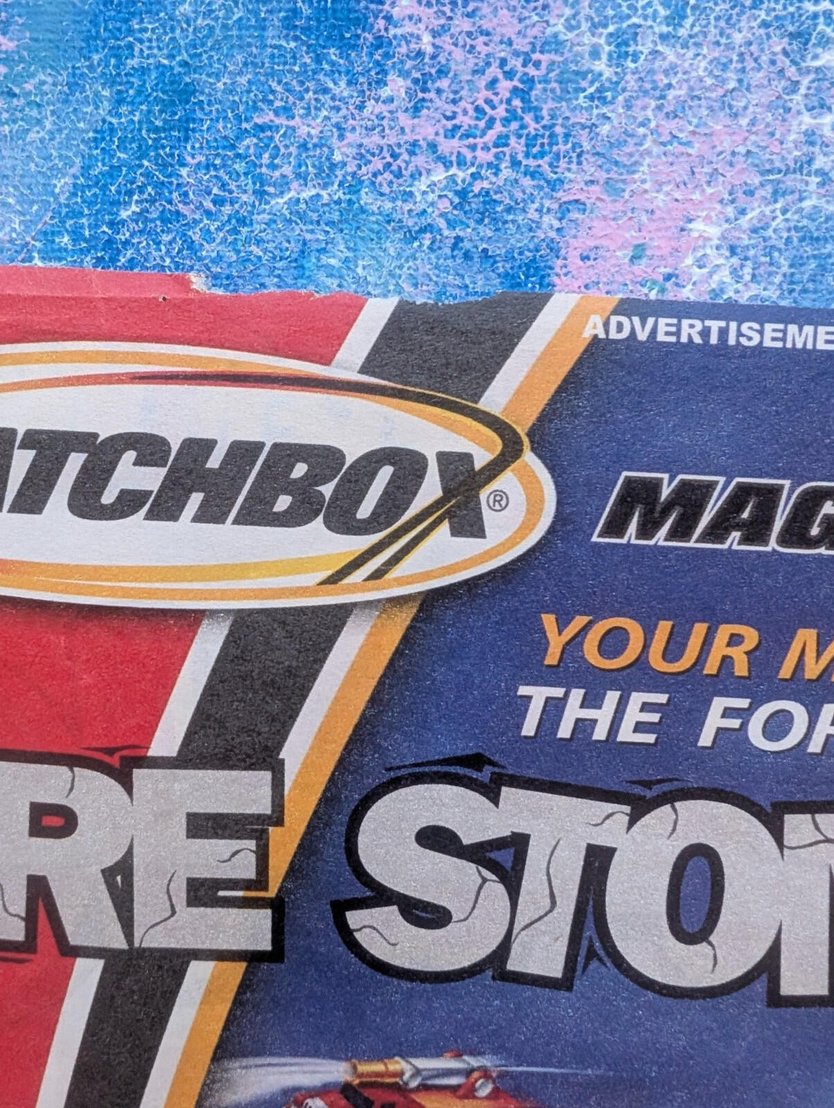 Matchbox Magna Wheels Fire Stomper Toy Advertisement - See Details