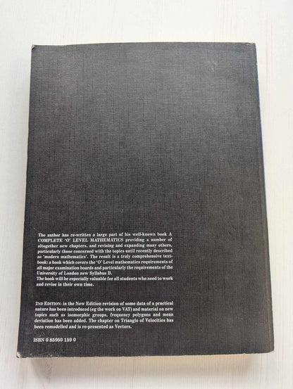 New Comprehensive Mathematics For 'O'Level - 2nd Edition - 1984
