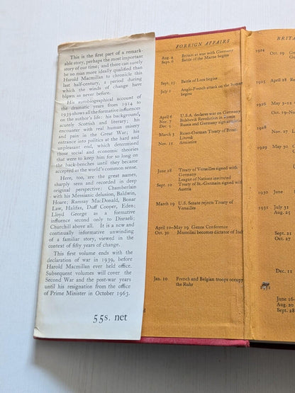 Winds of Change 1914-1939 by Harold Macmillan - 1966 - Macmillan & Co Ltd