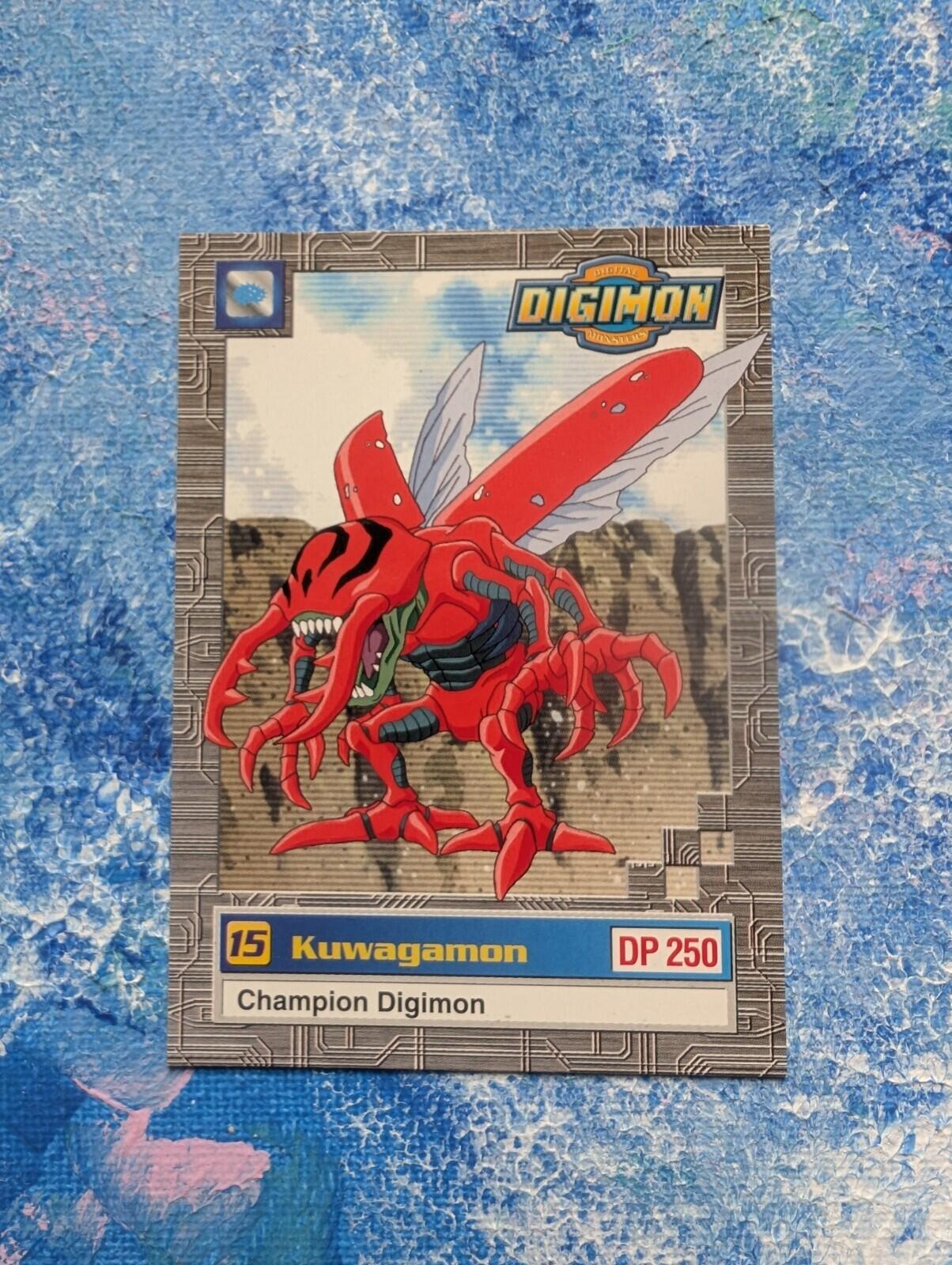 Digimon Kuwagamon #15 Card - 2000 - Upper Deck/Bandai
