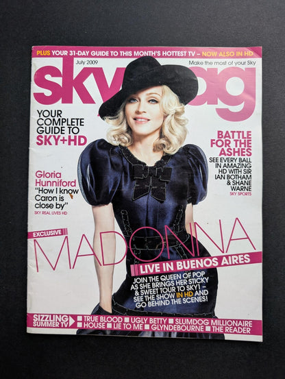Sky Mag July 2009 - Madonna Cover - Sky TV Magazine