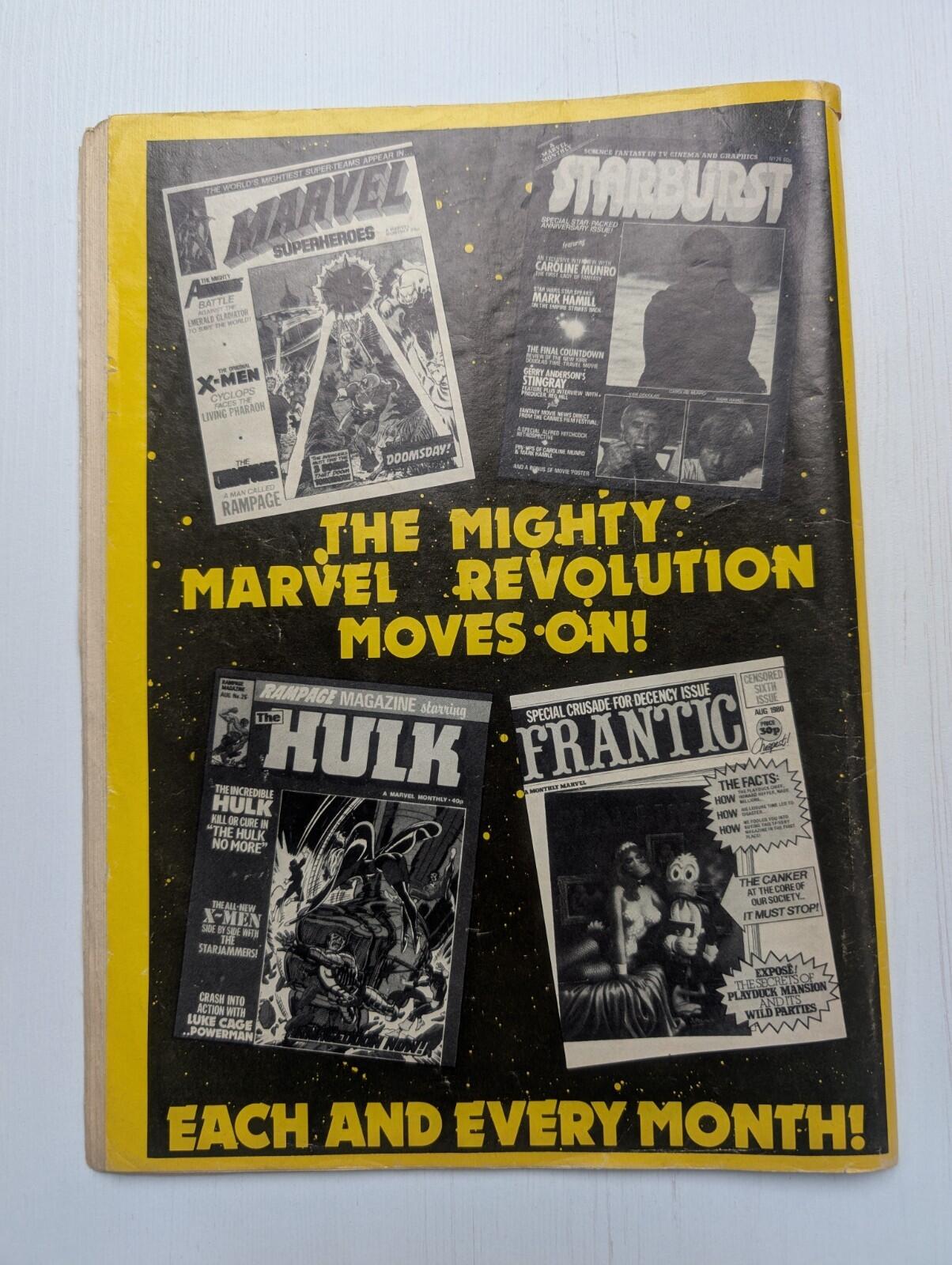 The Savage Sword of Conan No.35 - 1980 - Marvel UK Comic Book