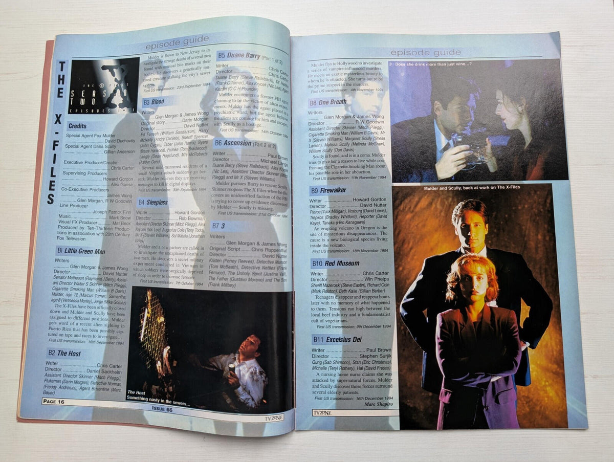 TV Zone Issue 66 May 1995 - Doctor Who/The X-Files/Star Trek