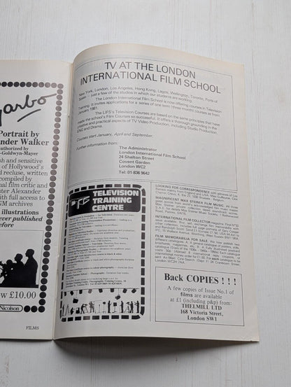 Films Vol. 1 No. 2 January 1981 - Matt Dillon My Bodyguard Cover