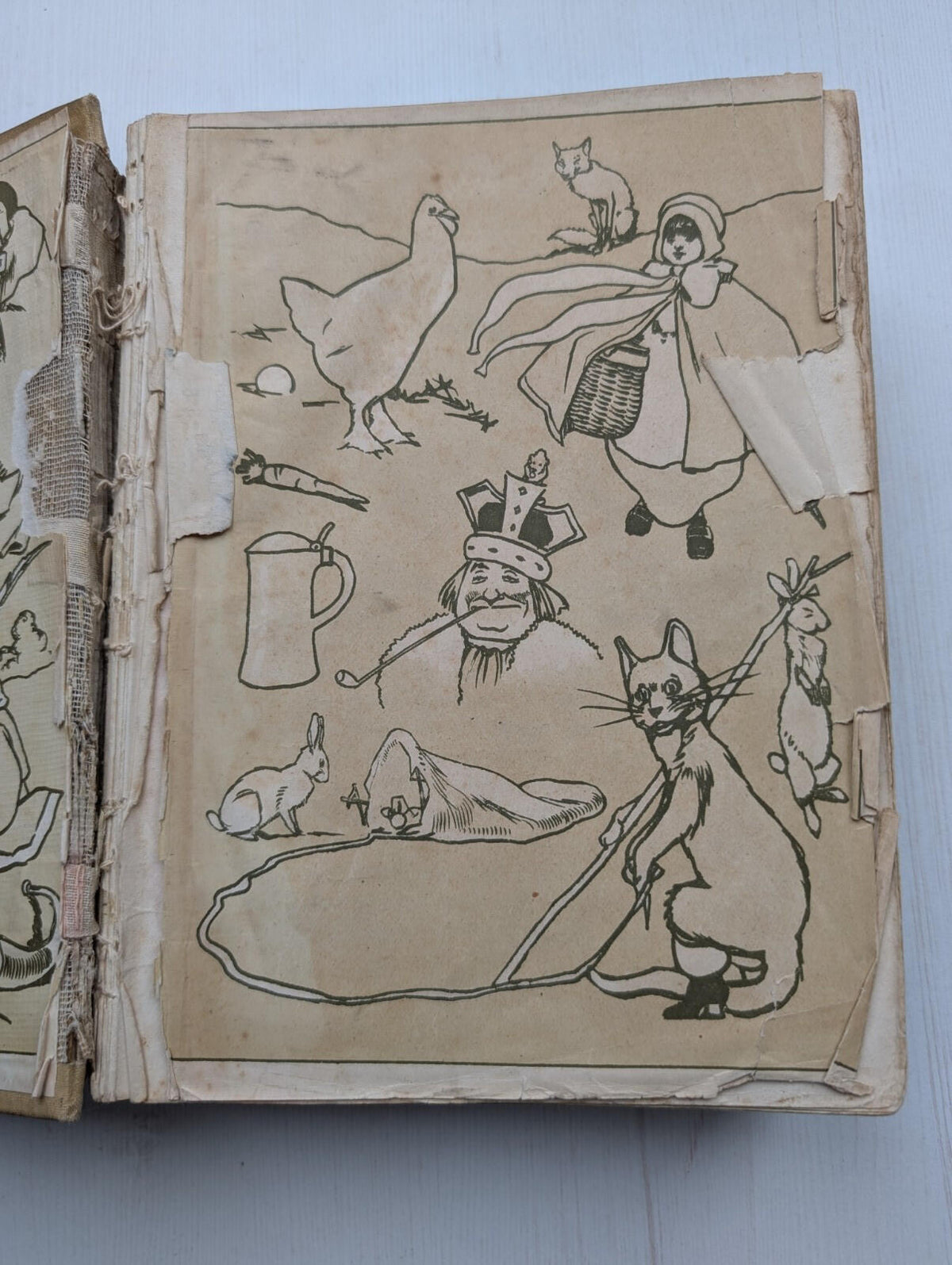 Mother Goose Nursery Rhymes - Illustrated by John Hassall - 1909