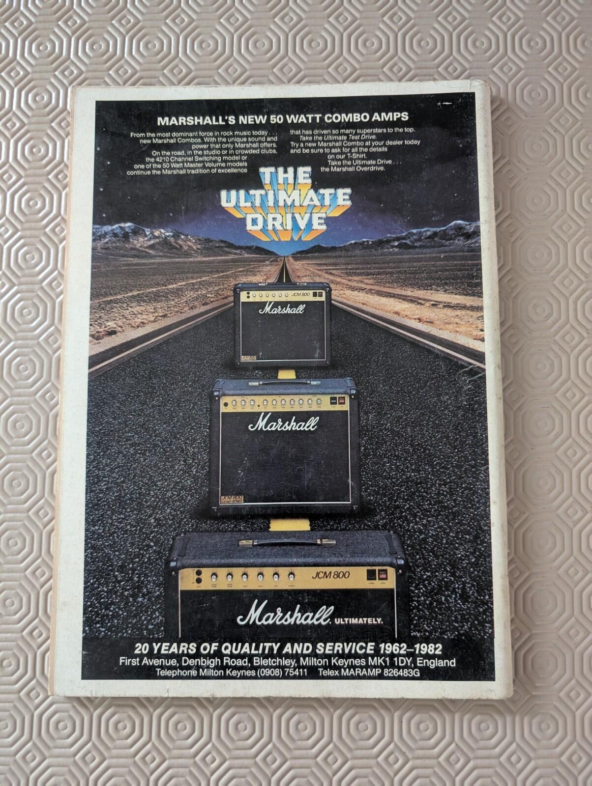 International Musician and Recording World June 1982 - Haircut 100 Cover