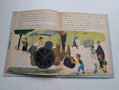 Billy And His Steamroller - A Big Wonder Book - World Distributors Ltd