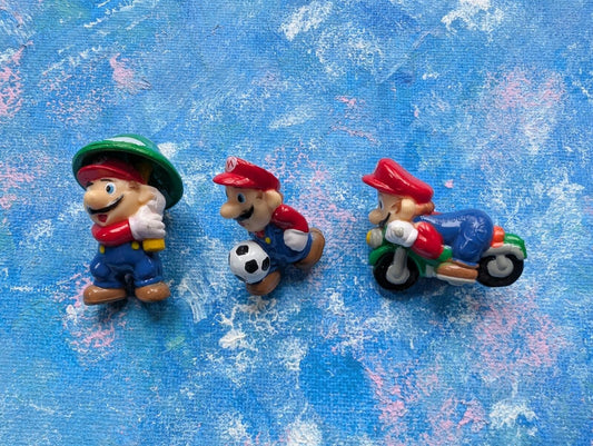 Super Mario Bros x3 Mini Figure Bundle - 2000 - Zaini/Nintendo