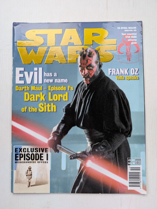 Star Wars: The Official Magazine No.19 - March/April 1999 - Darth Maul Cover