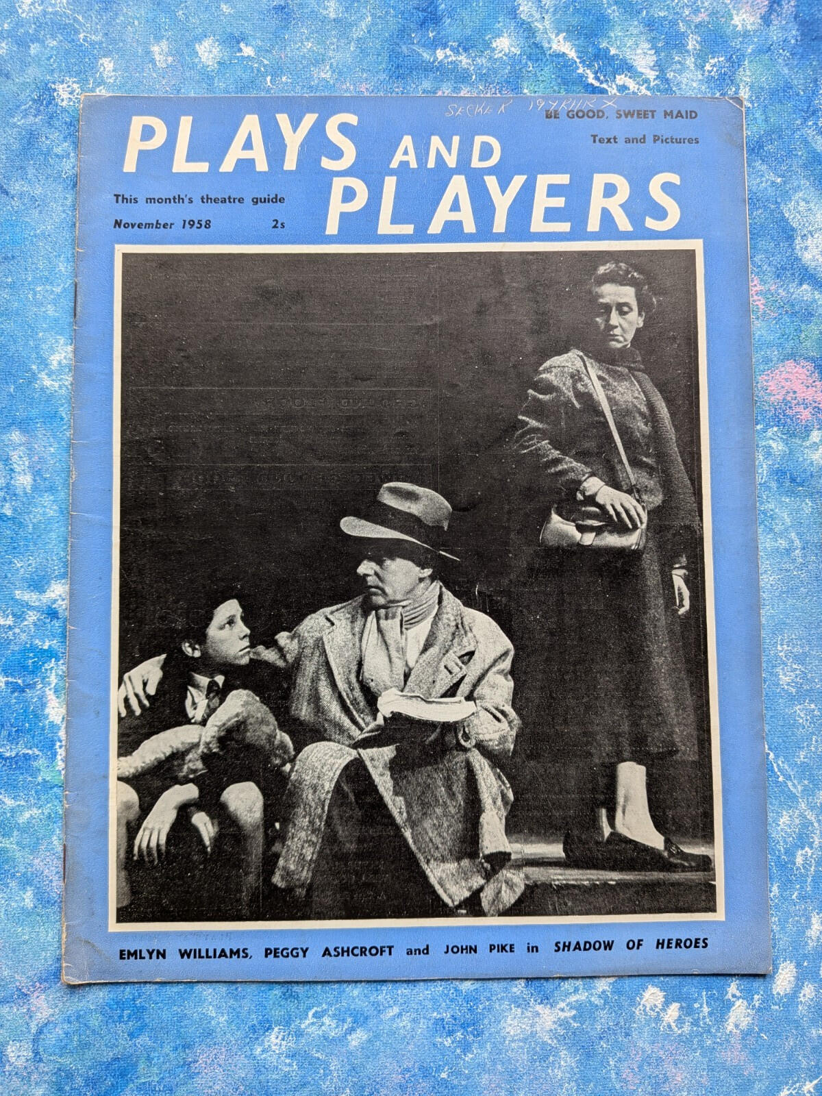 Plays and Players November 1958 - Shadow of Heroes Cover