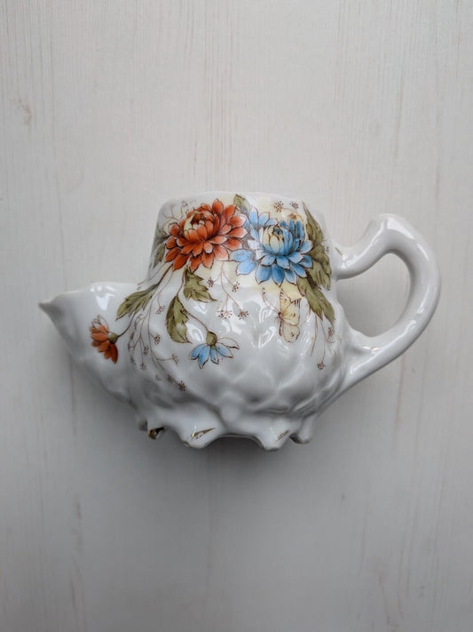 Vintage Floral Porcelain Shaving Mug/Scuttle - Gesetzlich Germany