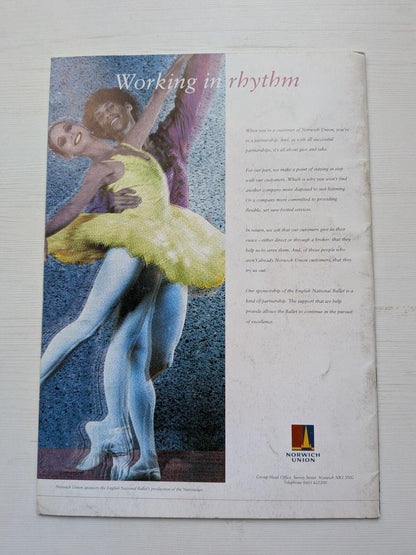 English National Ballet The Nutcracker Programme - Liverpool Empire Theatre 1994