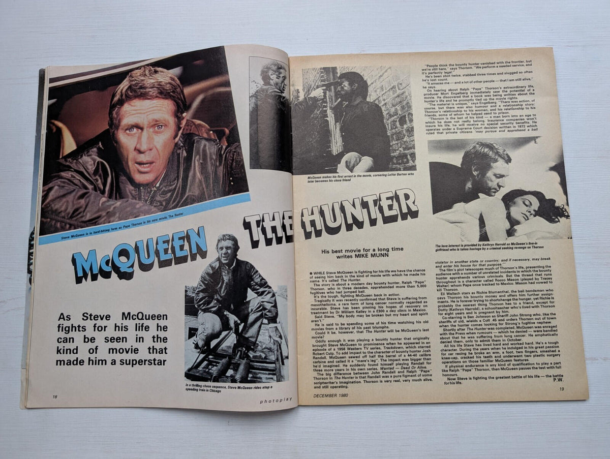 Photoplay Magazine Vol. 31 No. 12 December 1980 - Dallas/Steve McQueen + More