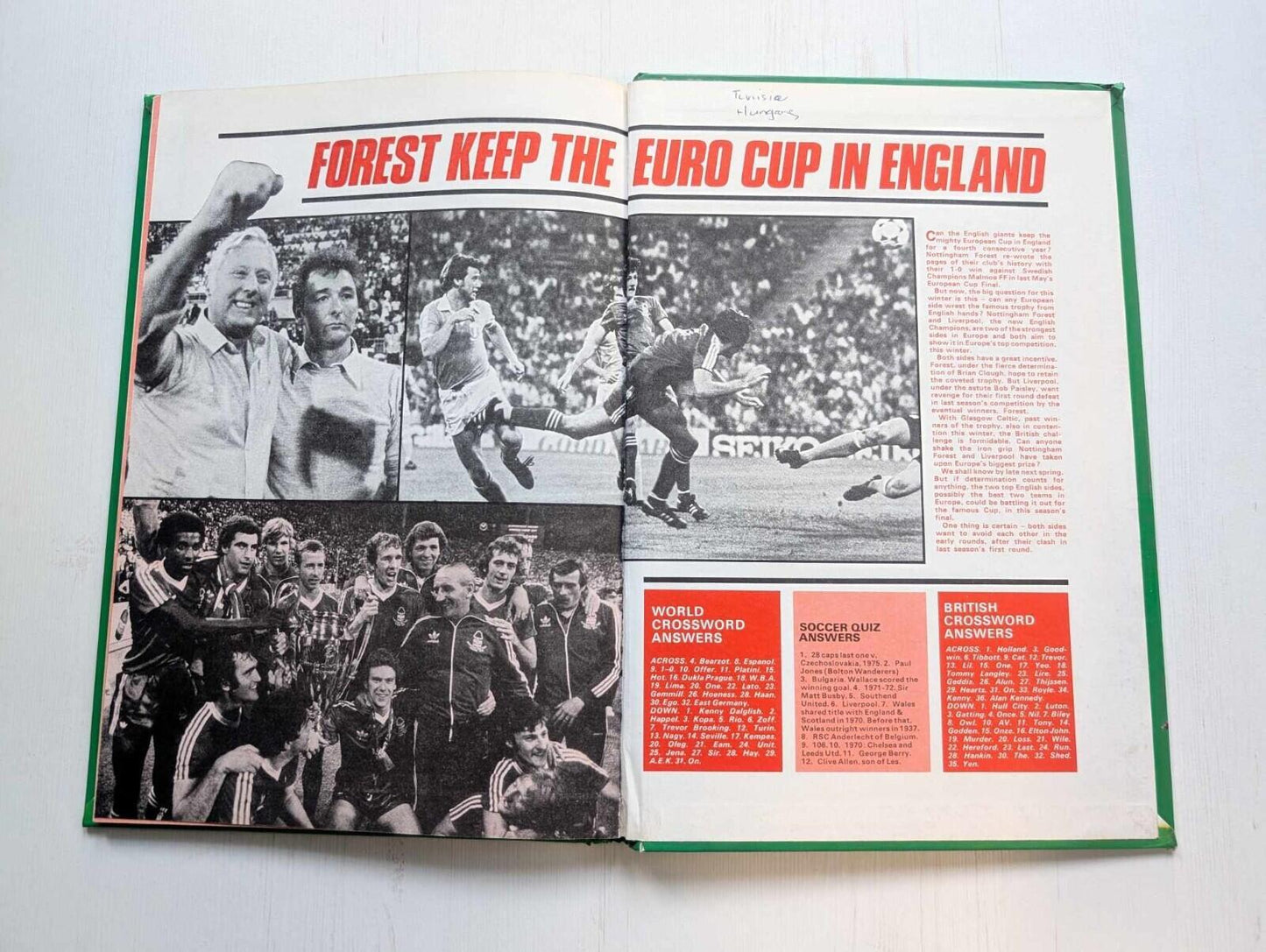 ITV Soccer Annual - 1979 - Grandreams Ltd