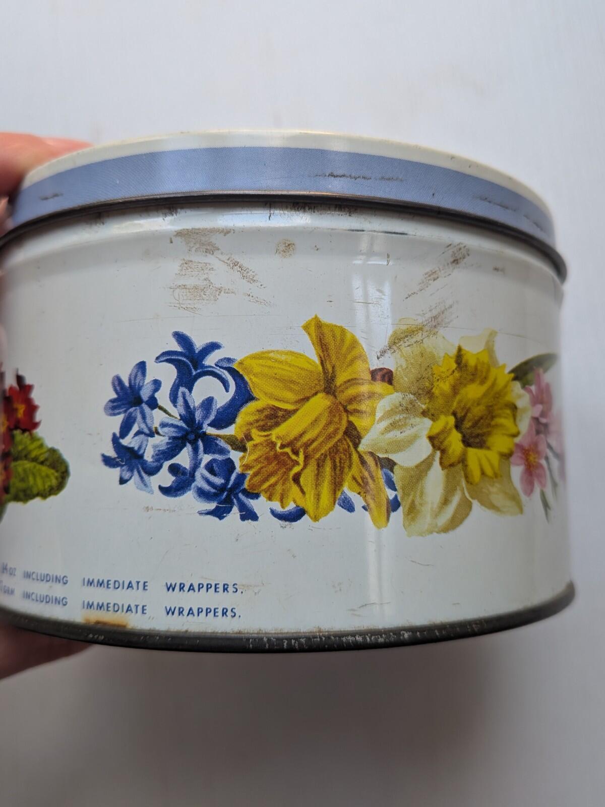 Vintage Cravens Minster Toffee Floral Tin (Empty) - 1980s Approx