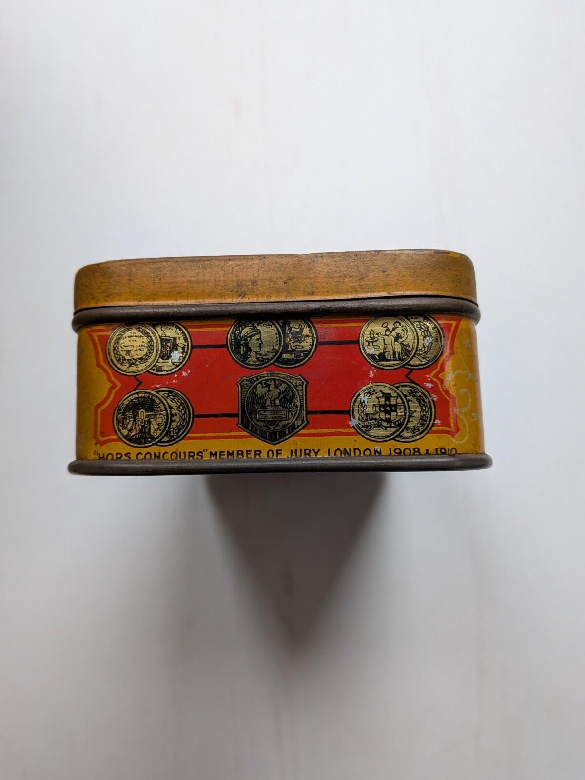 Antique J.A Sharwood & Co Ltd Glace Pineapple Cubes Tin (Empty) - Early 1910's