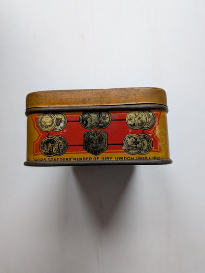 Antique J.A Sharwood & Co Ltd Glace Pineapple Cubes Tin (Empty) - Early 1910's