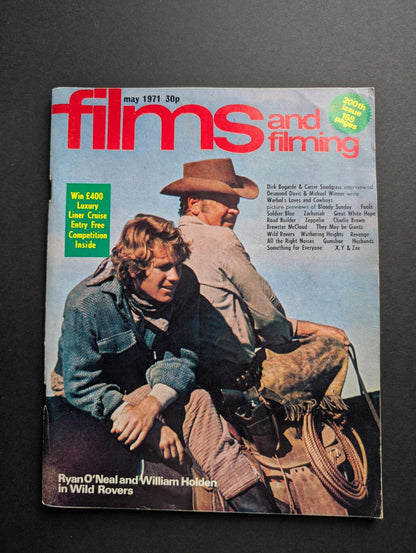 Films and Filming Vol. 17 No. 8 May 1971 - 200th Issue - Wild Rovers Cover