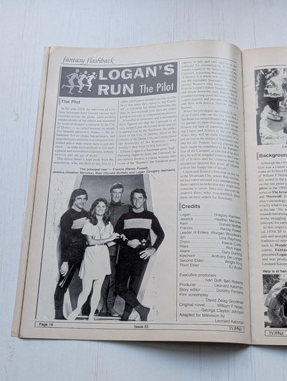 TV Zone Issue 53 April 1994 - Quantum Leap/Stanley's Dragon/Tomorrow People