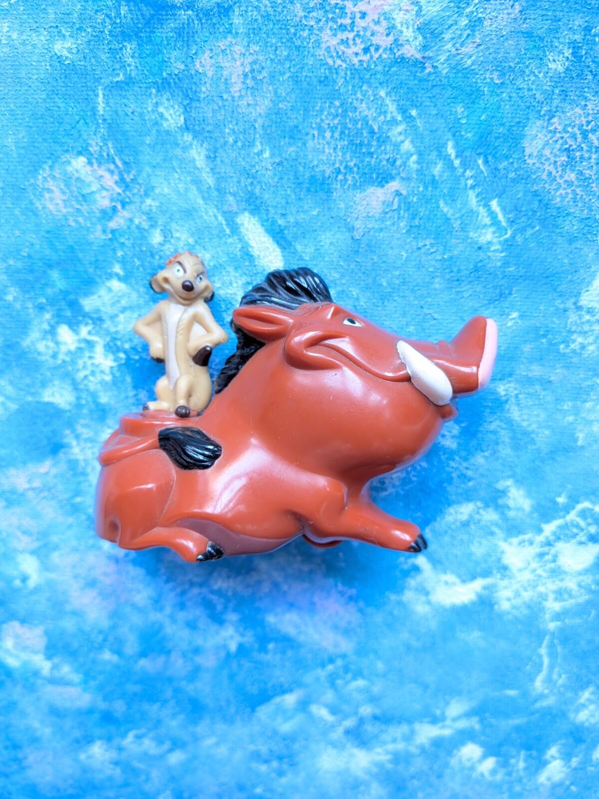 The Lion King Timon and Pumba Toy - 1994 - Disney/McDonalds
