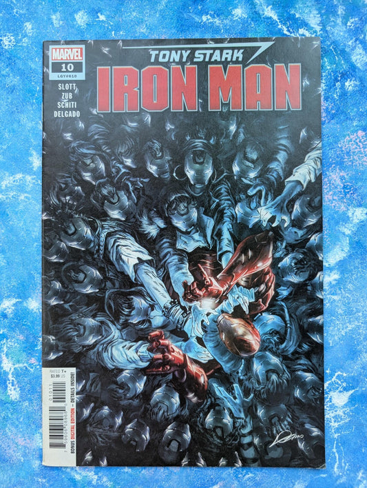Tony Stark: Iron Man #10 - Godbuster Armour Debut - 2019 - Marvel Comic Book