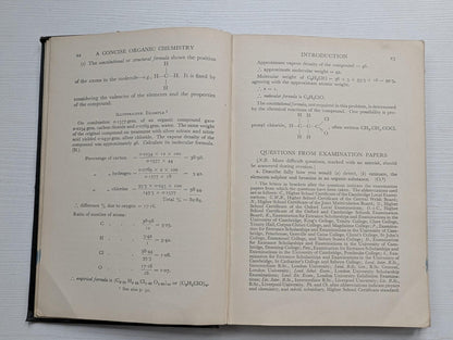A Concise Organic Chemistry by N.F. Newbury - 1939 - George G. Harrap & Co Ltd