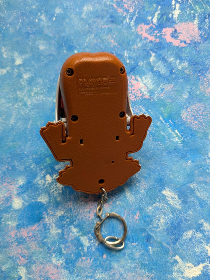 Vintage Rare PlayGo Finger-Biting Bulldog Keychain Toy