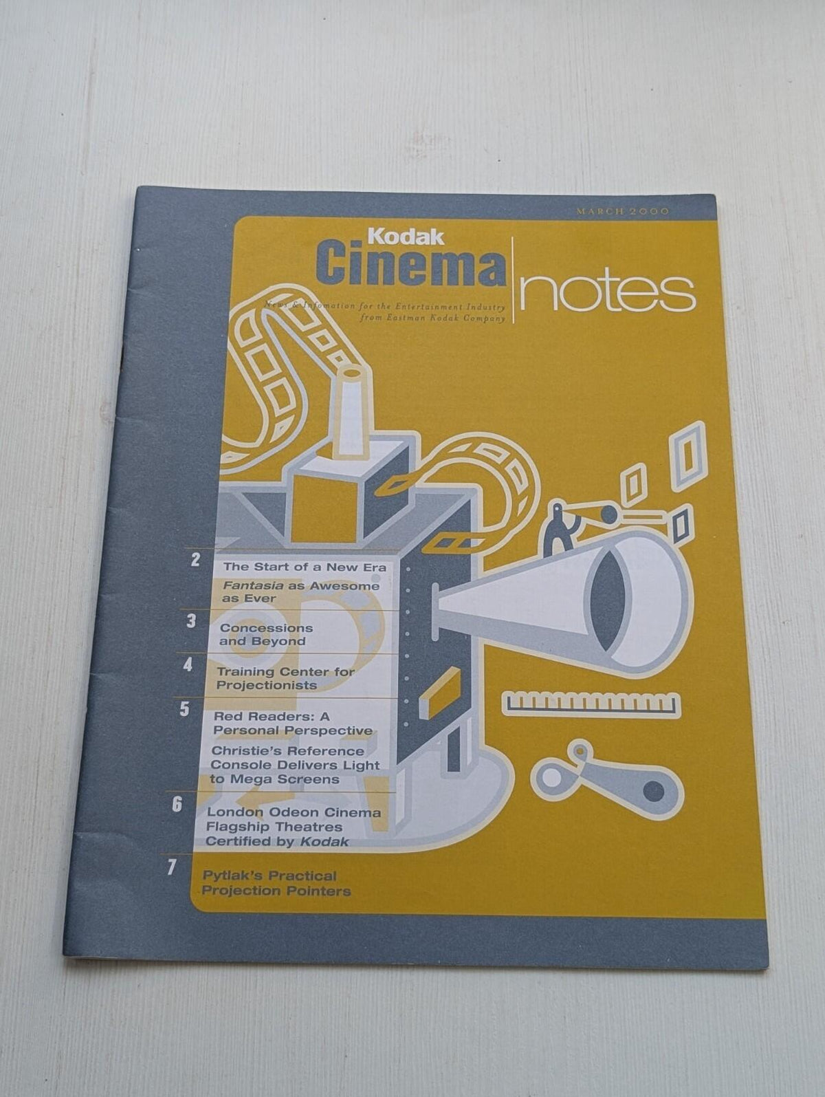 Kodak Cinema Notes Magazine March 2000 - The Future of Cinema