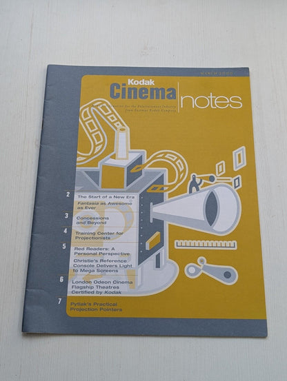 Kodak Cinema Notes Magazine March 2000 - The Future of Cinema