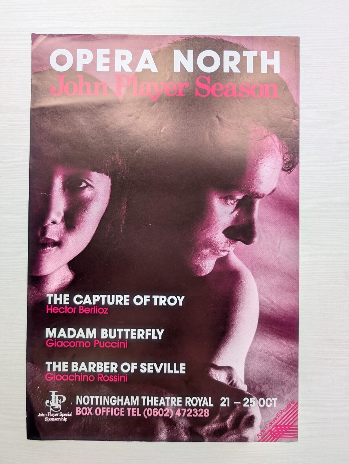 Opera North John Player Season - Nottingham Theatre Royal Poster
