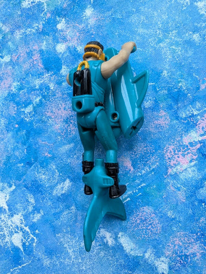 Action Man Scuba Diver Figure (No Missiles) - 2002 - McDonalds