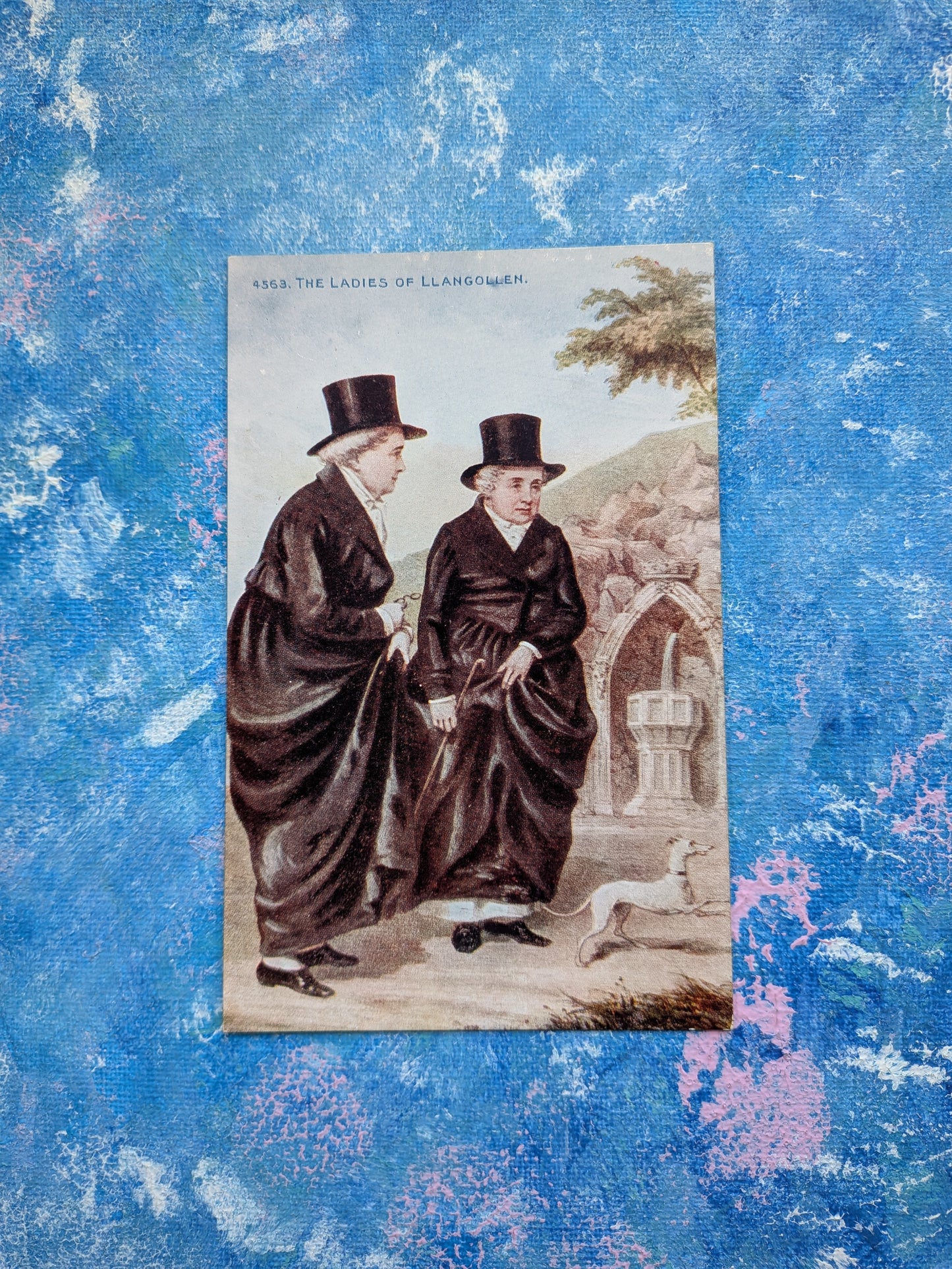 The Ladies of Llangollen Illustration Postcard 4563 - Celesque Series