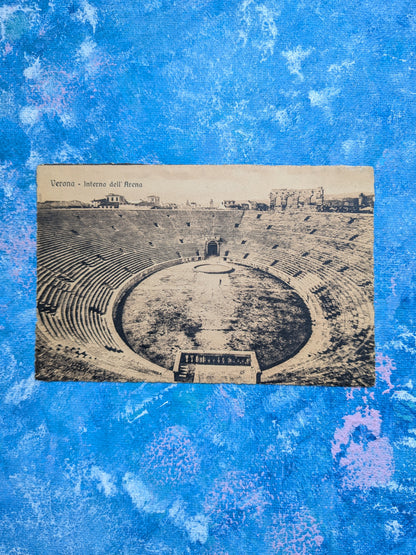 Vintage Italian Postcard - Verona, Interno dell' Arena 19443
