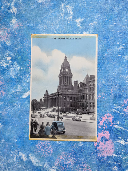 Vintage Leeds Postcard - The Town Hall, Leeds - Dennis Productions