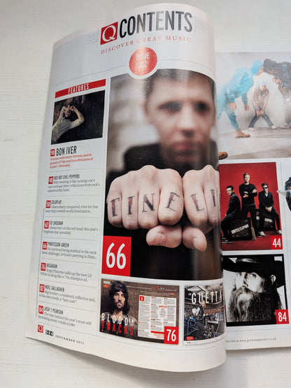 Q Magazine September 2011 - Red Hot Chili Peppers Exclusive Subscribers Cover