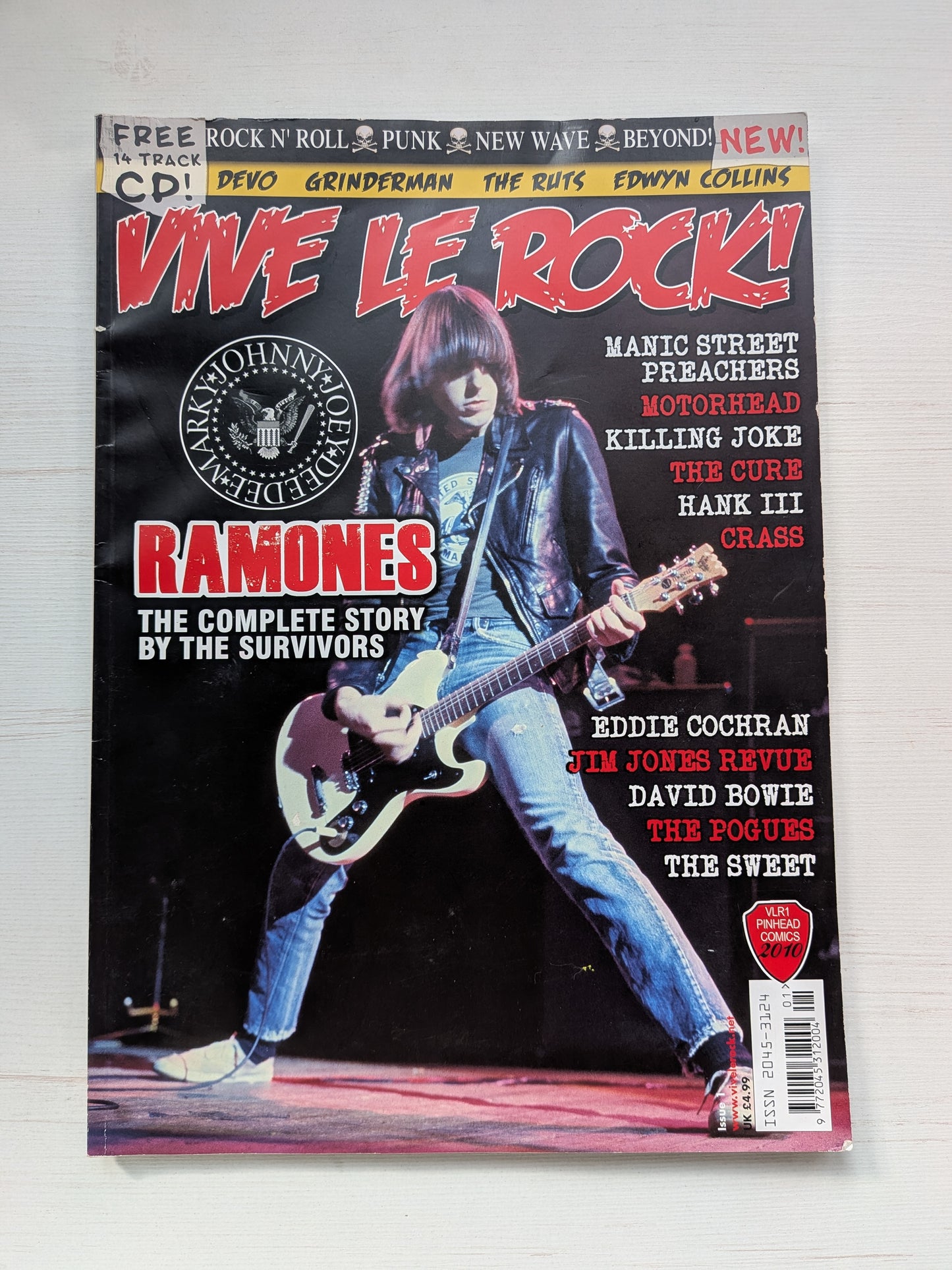 Vive Le Rock Magazine Issue 1 - First Issue - 2010 - Ramones Cover
