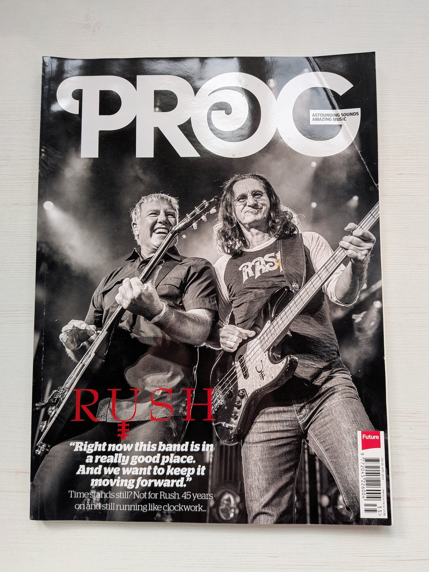 Prog Magazine Issue 35 April 2013 - Rush Cover