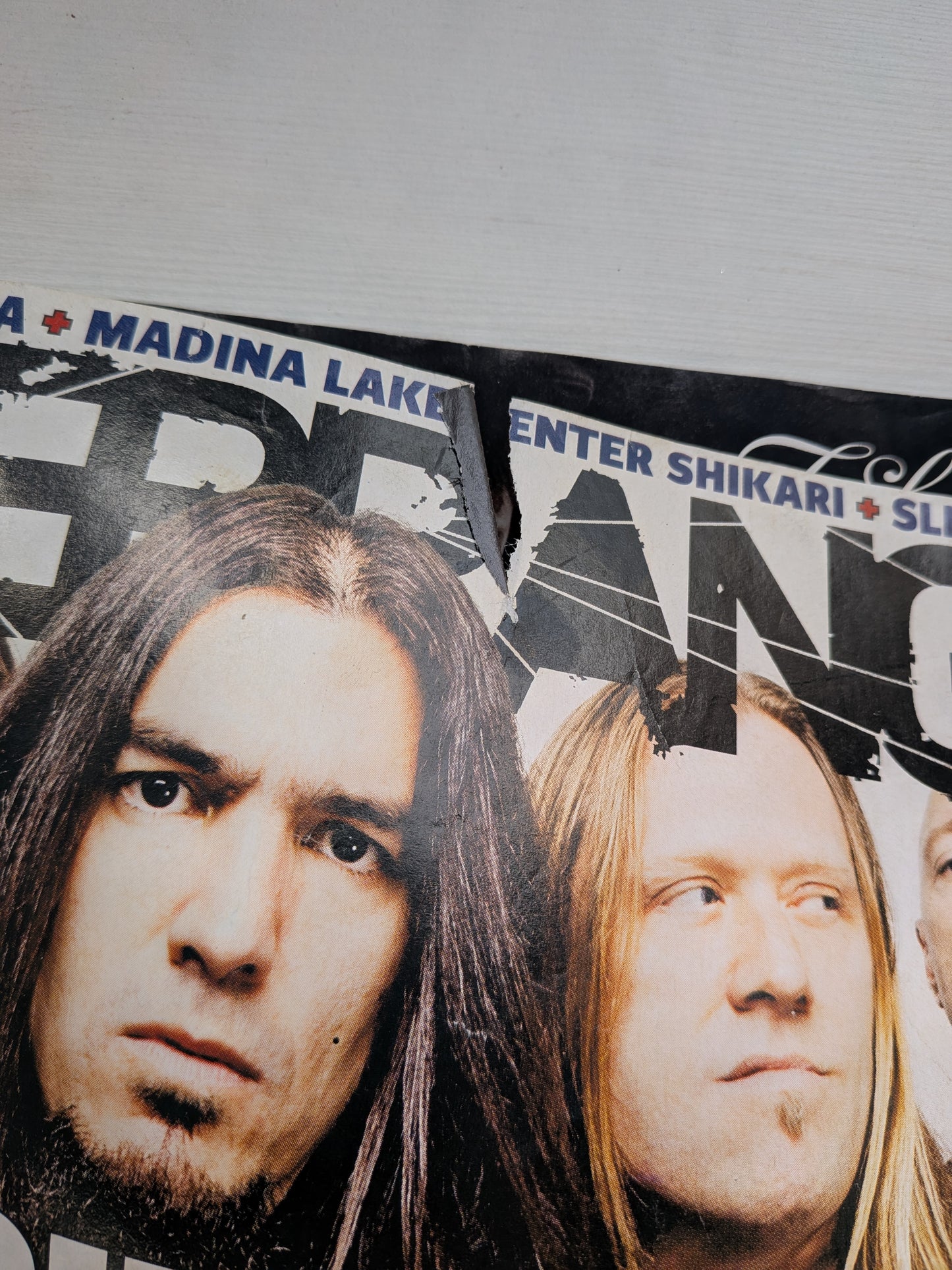 Kerrang! Magazine Issue No. 1255 April 4th 2009 - Machine Head Cover