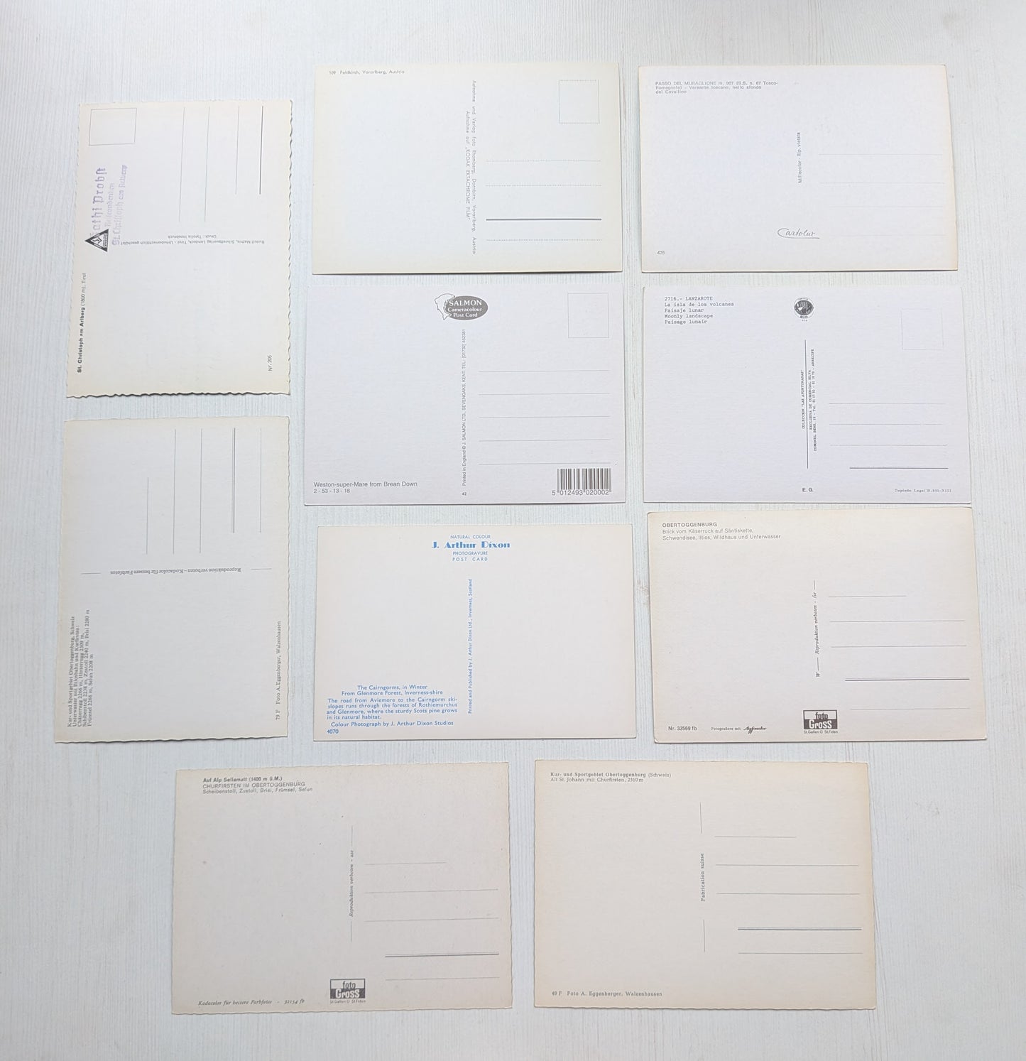 Vintage Landscape Postcards x10 Bundle