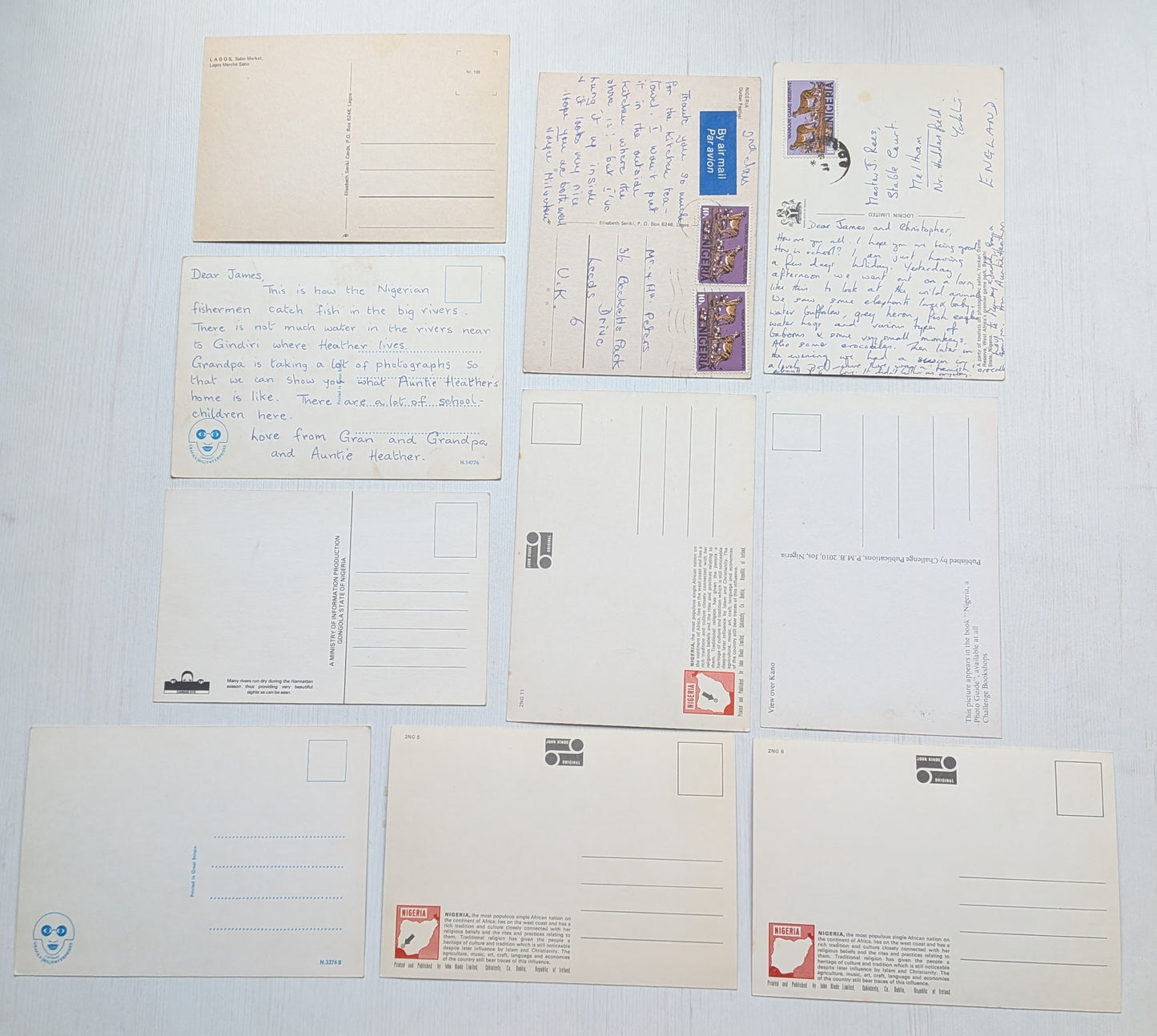 Nigerian Postcards x10 Bundle