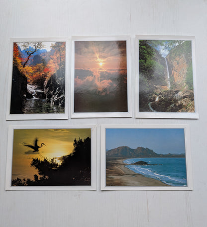 Vintage South Korea Seoraksan National Park x8 Postcard Set