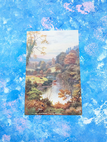 Vintage Irish Postcard - On The Avonberg, County Wicklow - Raphael Tuck & Sons