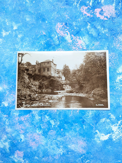Vintage Scottish Postcard - Castle Hotel, Glendevon B5648 - Valentine's Real Photo