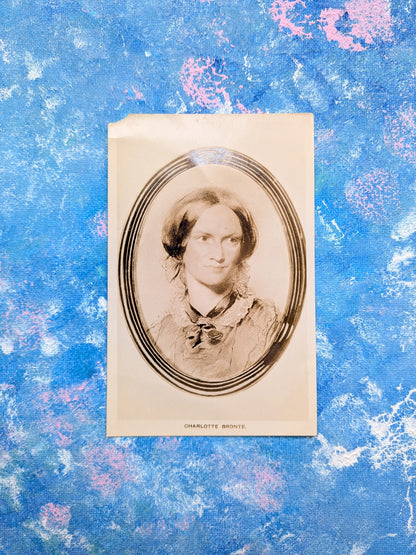 Vintage Charlotte Bronte Postcard