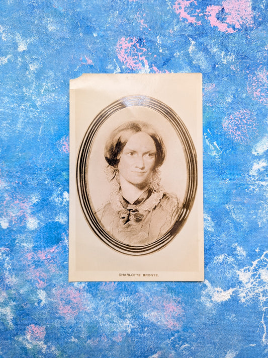 Vintage Charlotte Bronte Postcard
