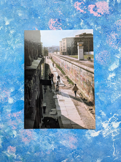 Berlin Wall Checkpoint Photo Postcard - PM62 Panorama Berlin