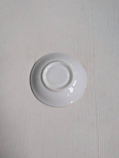 Vintage Mayfair "Pink Ribbons" Miniature Ceramic Saucer