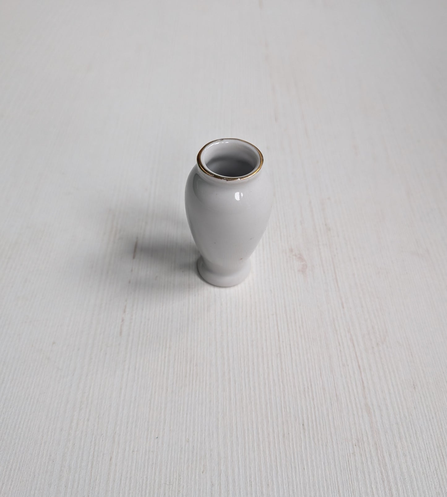 Vintage Miniature Floral Ceramic Vase - Unknown Manufacturer